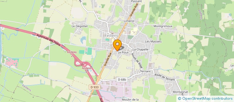 localisation de l'entreprise MADAME MURIELLE GILLET à FEILLENS