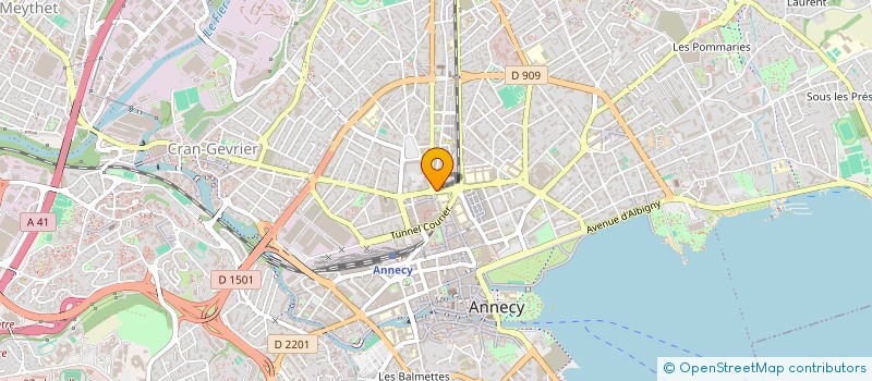 localisation de l'entreprise MADAME MURIELLE GRANDDIDIER  ANNECY