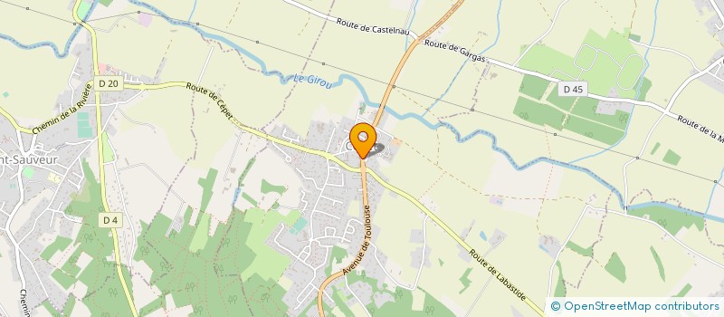 localisation de l'entreprise MADAME MURIELLE GRENIER  CEPET