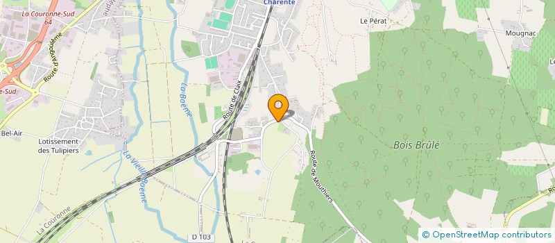 localisation de l'entreprise MADAME MURIELLE GRENOUILLOUX  LA COURONNE