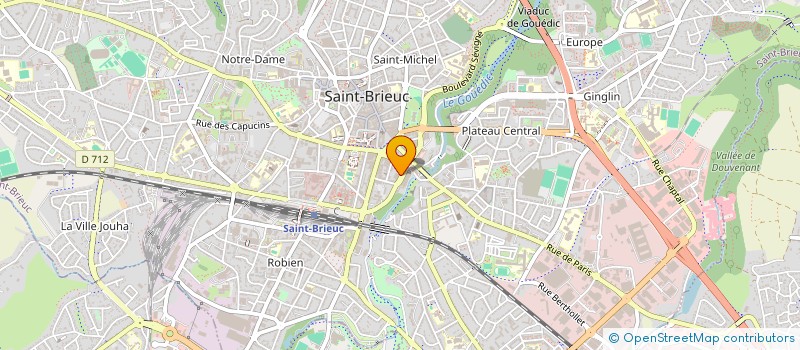 localisation de l'entreprise MADAME MURIELLE GUERIN à SAINT-BRIEUC