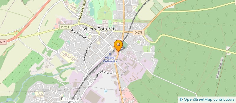 localisation de l'entreprise MADAME MURIELLE GUERIN  VILLERS-COTTERETS