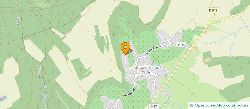 localisation de l'entreprise MADAME MURIELLE GUEUDELOT  BOUXIERES-AUX-CHENES