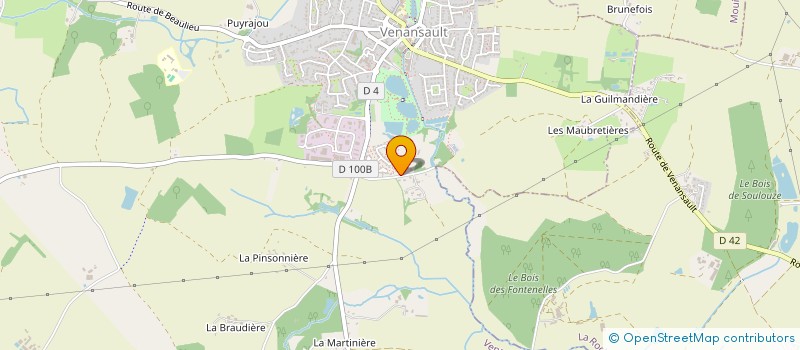 localisation de l'entreprise MADAME MURIELLE HAMON  VENANSAULT