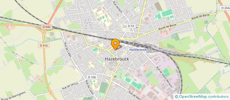 localisation de l'entreprise MADAME MURIELLE HOCHART à HAZEBROUCK