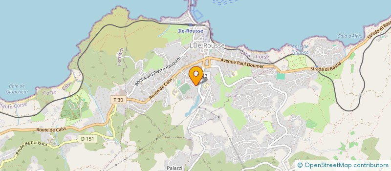 localisation de l'entreprise MADAME MURIELLE INNOCENZI à L'ILE ROUSSE
