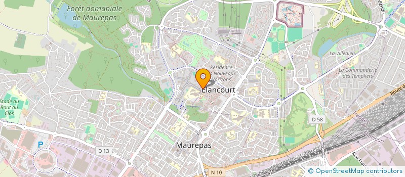 localisation de l'entreprise MADAME MURIELLE JANIR  ELANCOURT