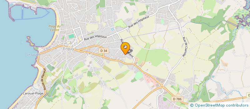 localisation de l'entreprise MADAME MURIELLE JEGU  ERQUY