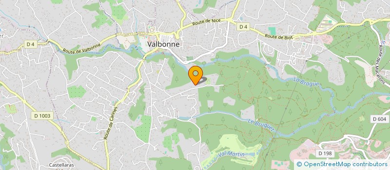 localisation de l'entreprise MADAME MURIELLE KLOPP  VALBONNE