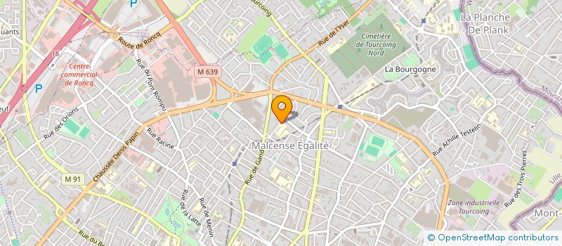 localisation de l'entreprise MADAME MURIELLE LACAN à TOURCOING