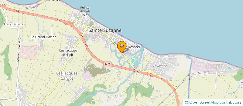 localisation de l'entreprise MADAME MURIELLE LAFABLE  SAINTE-SUZANNE