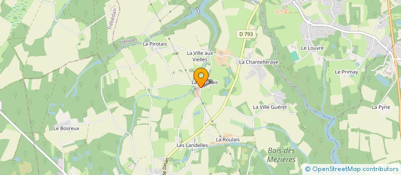 localisation de l'entreprise MADAME MURIELLE LANDAIS  BRUSVILY