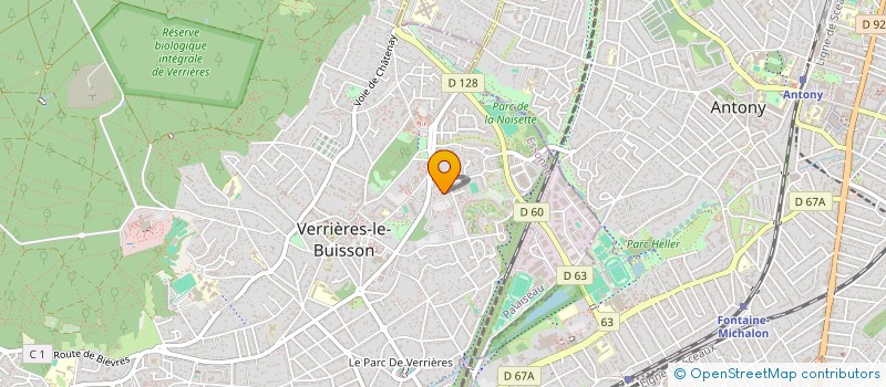 localisation de l'entreprise MADAME MURIELLE LANTHEAUME à VERRIERES-LE-BUISSON