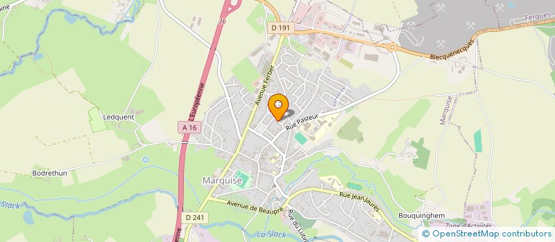 localisation de l'entreprise MADAME MURIELLE LASSALLE  LANDRETHUN-LE-NORD