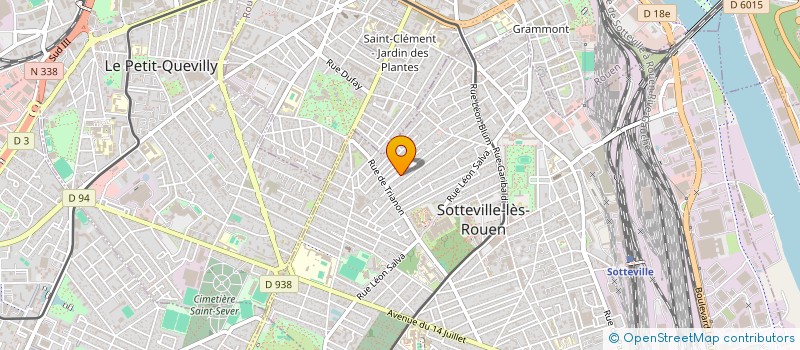 localisation de l'entreprise MADAME MURIELLE LE BORGNE  PETIT-COURONNE