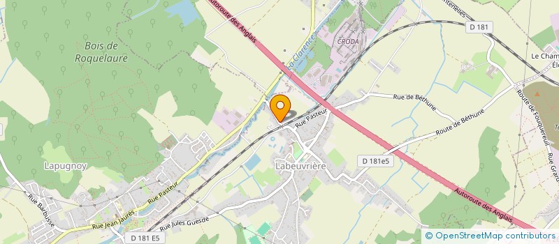 localisation de l'entreprise MADAME MURIELLE LECLERCQ  LABEUVRIERE