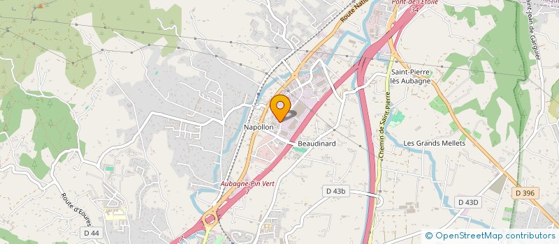 localisation de l'entreprise MADAME MURIELLE LEFEBVRE  LA CIOTAT