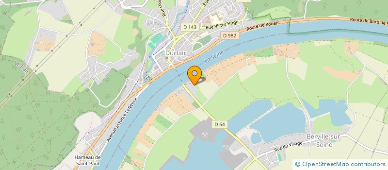 localisation de l'entreprise MADAME MURIELLE LEFEBVRE  BERVILLE-SUR-SEINE