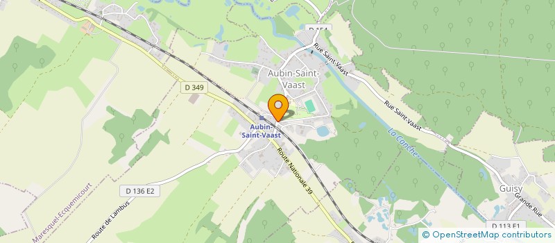 localisation de l'entreprise MADAME MURIELLE MACREZ à AUBIN-SAINT-VAAST