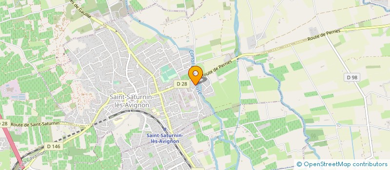 localisation de l'entreprise MADAME MURIELLE MAGLIOZZI  SAINT-SATURNIN-LES-AVIGNON