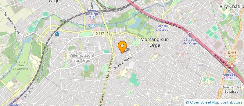 localisation de l'entreprise MADAME MURIELLE MANIJEAN à MORSANG-SUR-ORGE