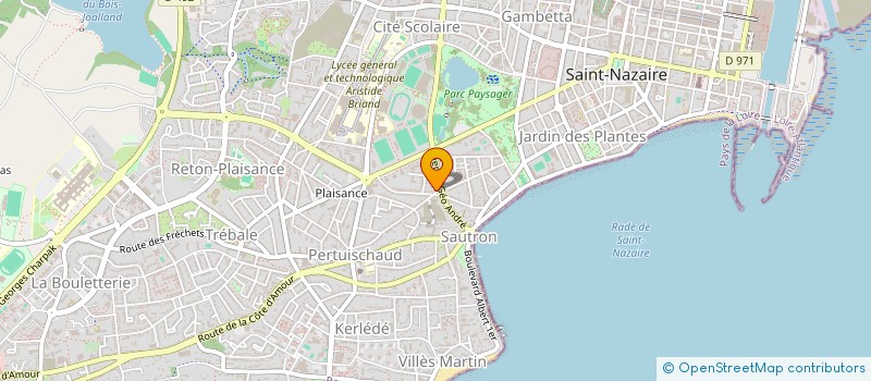 localisation de l'entreprise MADAME MURIELLE MARCHAND à SAINT-NAZAIRE