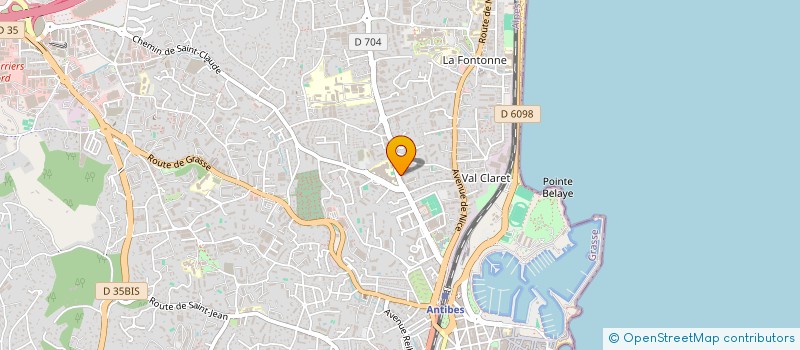 localisation de l'entreprise MADAME MURIELLE MARIGOT à ANTIBES