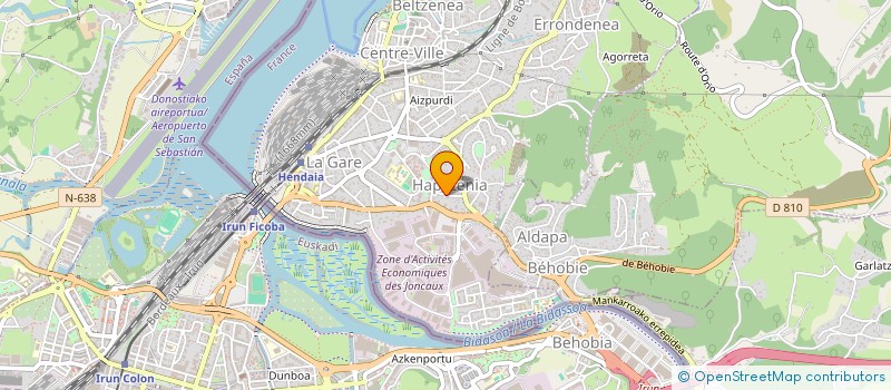 localisation de l'entreprise MADAME MURIELLE MARS à HENDAYE