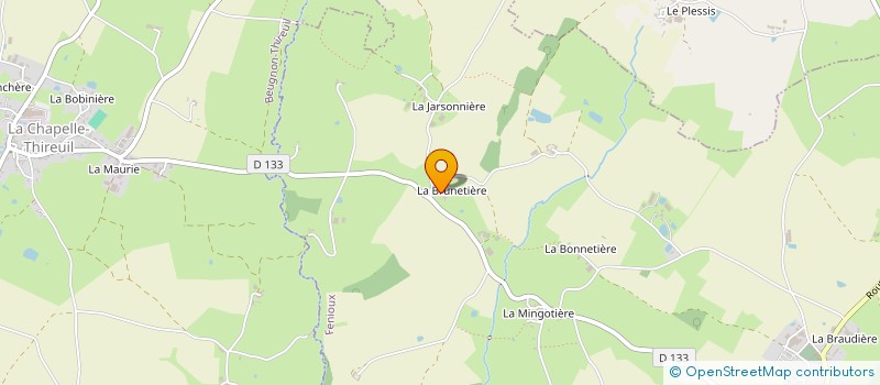 localisation de l'entreprise MADAME MURIELLE MARTINEAU  FENIOUX