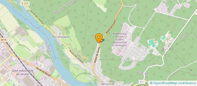 localisation de l'entreprise MADAME MURIELLE MARTORY  VERNON