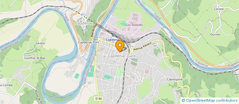 localisation de l'entreprise MADAME MURIELLE MARTY  LIVINHAC-LE-HAUT