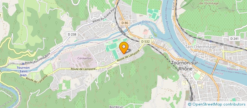 localisation de l'entreprise MADAME MURIELLE MASSIOTTA à TOURNON-SUR-RHONE