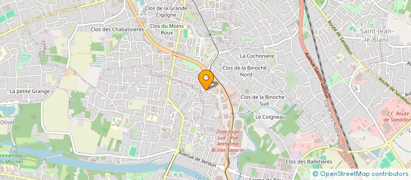 localisation de l'entreprise MADAME MURIELLE MEAUDE à ORLEANS