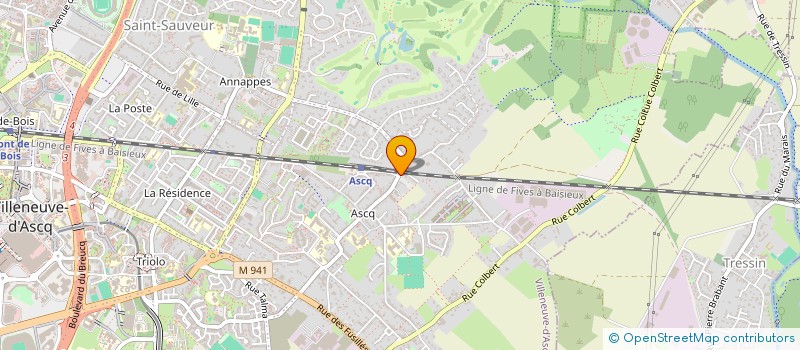 localisation de l'entreprise MADAME MURIELLE MENEZ à VILLENEUVE-D'ASCQ