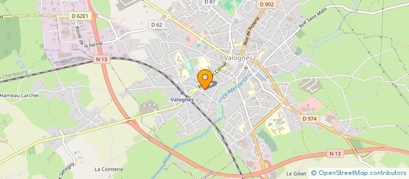 localisation de l'entreprise MADAME MURIELLE MERTZ  VALOGNES