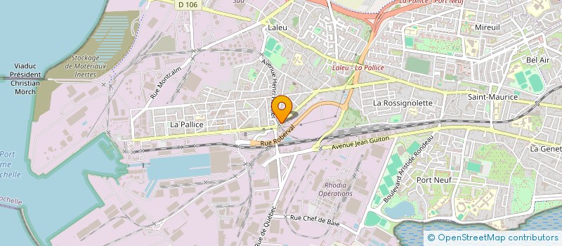 localisation de l'entreprise MADAME MURIELLE MICHEL  LA ROCHELLE