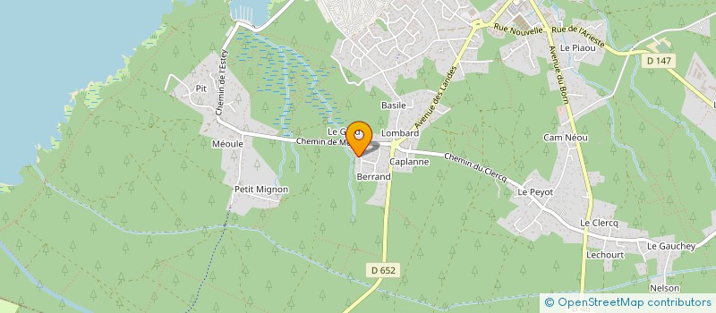 localisation de l'entreprise MADAME MURIELLE MICHELET  SANGUINET