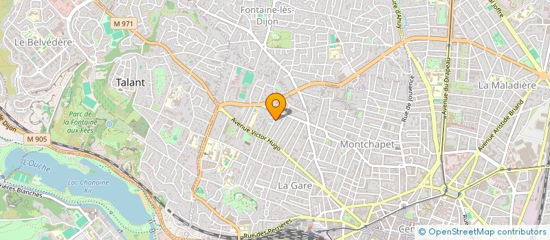 localisation de l'entreprise MADAME MURIELLE MICHELOT  DIJON