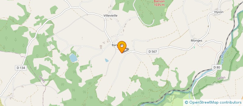 localisation de l'entreprise MADAME MURIELLE MIOCHE  GELLES