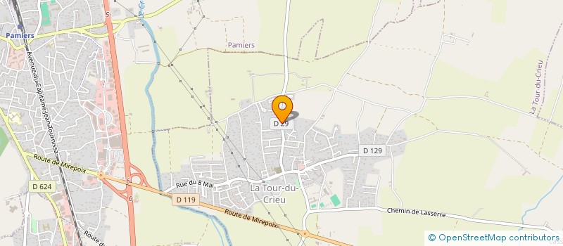 localisation de l'entreprise MADAME MURIELLE MONTEIL à LA TOUR-DU-CRIEU