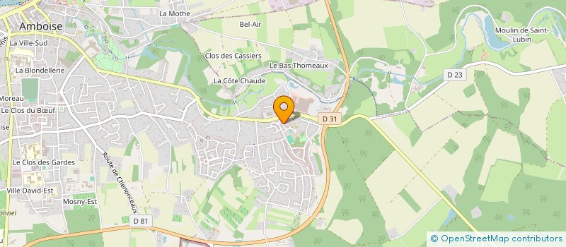 localisation de l'entreprise MADAME MURIELLE MORELLO  AMBOISE