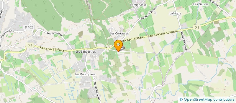 localisation de l'entreprise MADAME MURIELLE MOUTET à GORDES