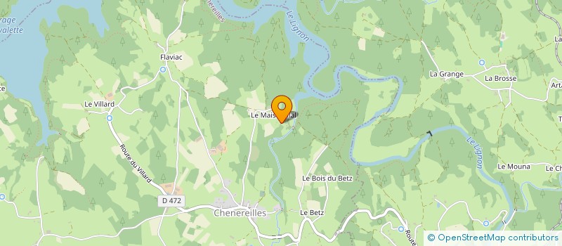 localisation de l'entreprise MADAME MURIELLE MOUTON  CHENEREILLES