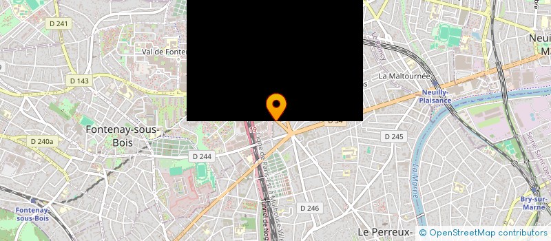 localisation de l'entreprise MADAME MURIELLE NATEY  LE PERREUX-SUR-MARNE