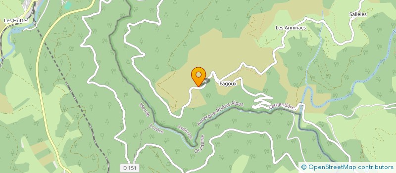 localisation de l'entreprise MADAME MURIELLE NAUD  SAINT-LAURENT-LES-BAINS-LAVAL-D'AURELLE