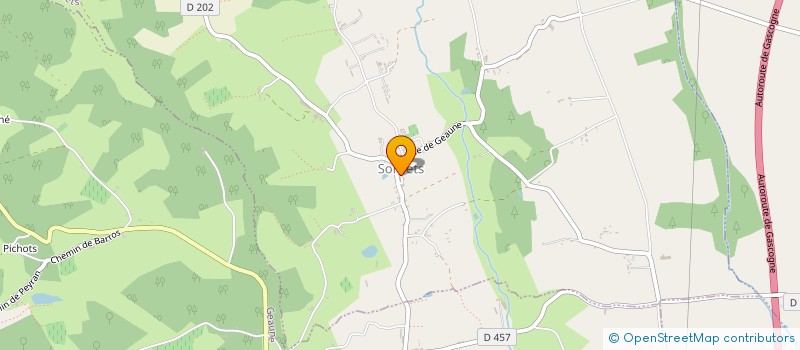 localisation de l'entreprise MADAME MURIELLE NEDELLEC  SORBETS