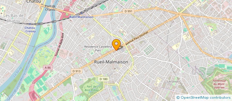 localisation de l'entreprise MADAME MURIELLE NEMA à RUEIL-MALMAISON