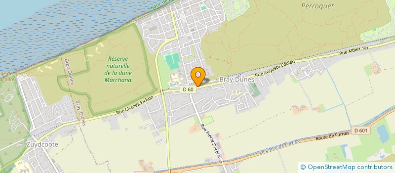 localisation de l'entreprise MADAME MURIELLE NEUVILLE  BRAY-DUNES