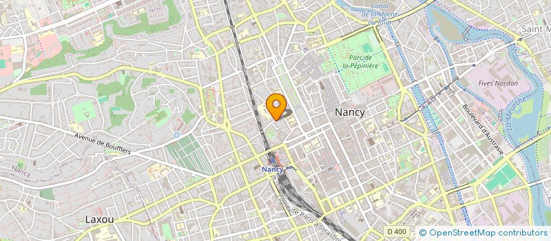 localisation de l'entreprise MADAME MURIELLE NIQUE  NANCY