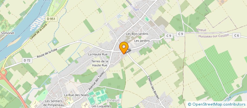 localisation de l'entreprise MADAME MURIELLE OBADIA à VINEUIL
